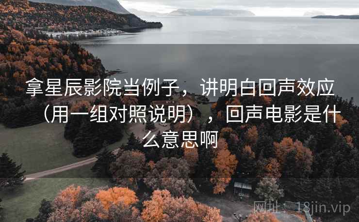 拿星辰影院当例子,讲明白回声效应(用一组对照说明),回声电影是什么意思啊 拿星辰影院当例子,讲明白回声效应(用一组对照说明),回声电影是什么意思啊