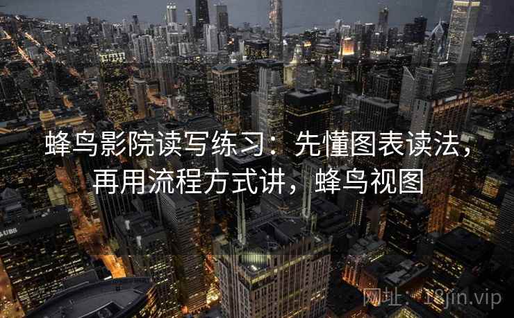 蜂鸟影院读写练习：先懂图表读法，再用流程方式讲，蜂鸟视图